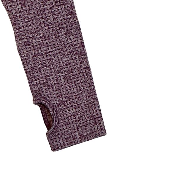 GYMSHARK Flex Long Sleeve Crop Top/Legging Set Bundle Dark Ruby Purple Women's M - Picture 12 of 16